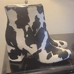 Animal print boots